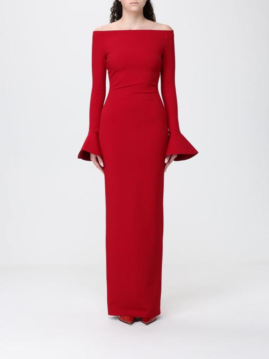 26SS 솔러스런던 롱 원피스 OS46053 RED Ruby