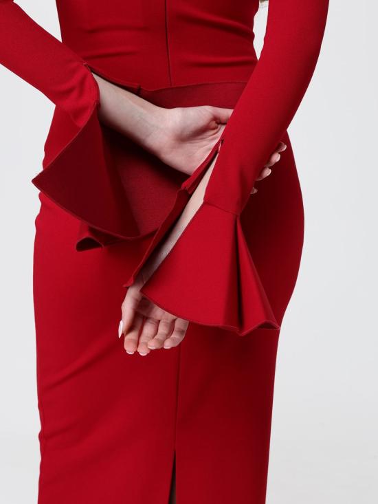 26SS 솔러스런던 롱 원피스 OS46053 RED Ruby - SOLACE LONDON