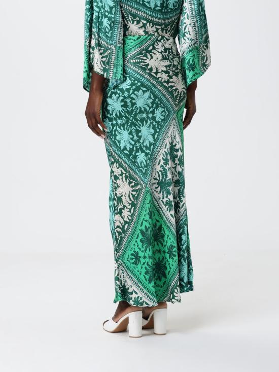 26SS 하니타 롱 스커트 HG10314625 VERDE Green - HANITA