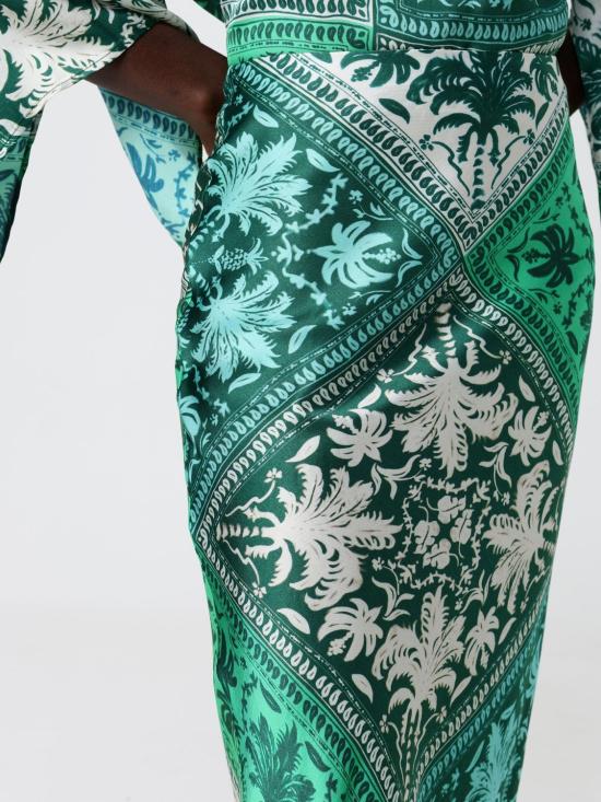 26SS 하니타 롱 스커트 HG10314625 VERDE Green - HANITA