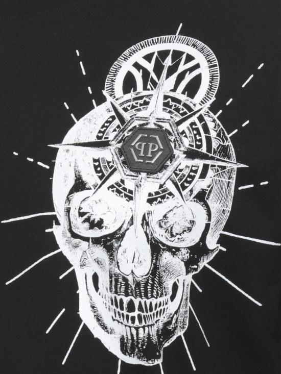 26SS 필립 플레인 반팔 티셔츠 SAFCMTK8857PJY002N 02 Black - PHILIPP PLEIN