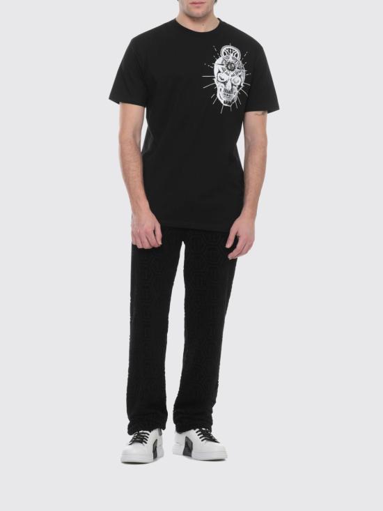 26SS 필립 플레인 반팔 티셔츠 SAFCMTK8857PJY002N 02 Black - PHILIPP PLEIN