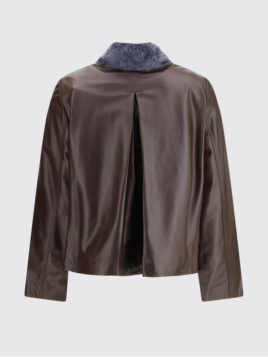 26SS 마르니 가죽 자켓 GIMX0314QUULA736 00M75 Cocoa - MARNI