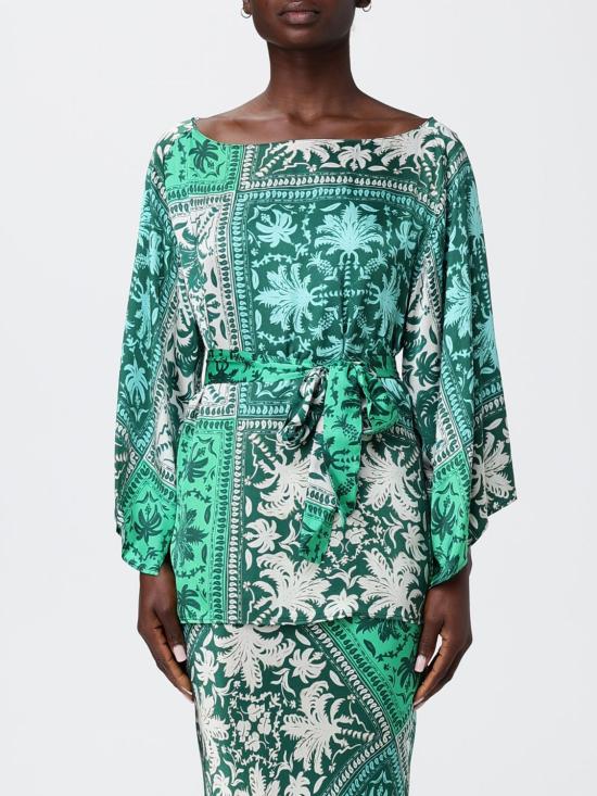 26SS 하니타 블라우스 HM29304625 VERDE Green