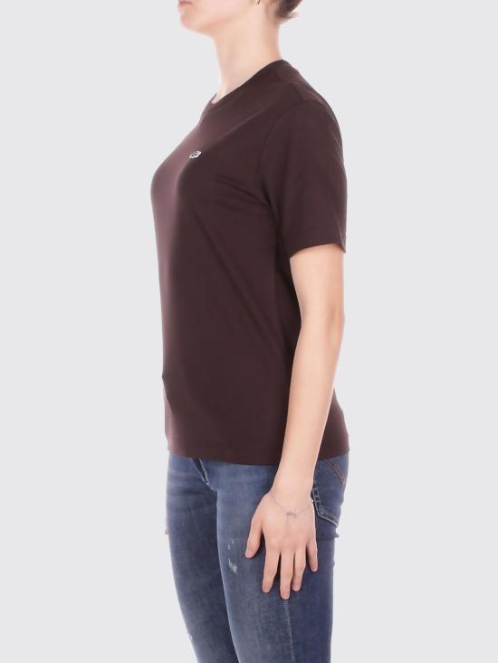 26SS 라코스테 반팔 티셔츠 TF7215 3LA Brown - LACOSTE