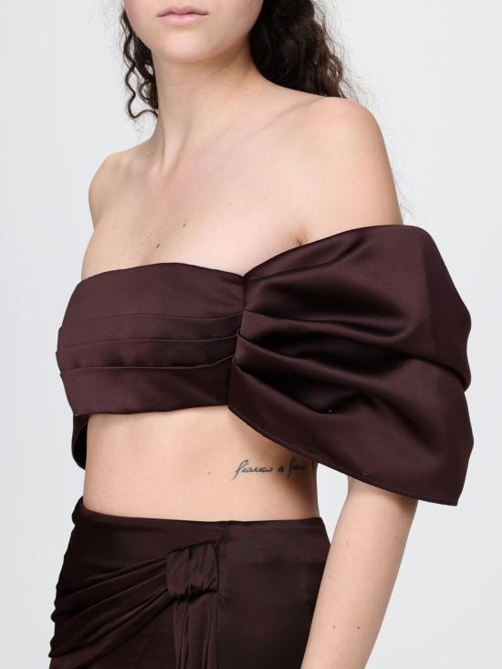 26SS 엘리자베타프랜치 민소매 티셔츠 TO05662E2 644 Dark - ELISABETTA FRANCHI