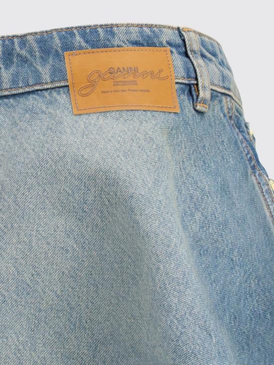 26SS 가니 틴트 리지드 데님 스커트 A1090088 567 Blue - GANNI