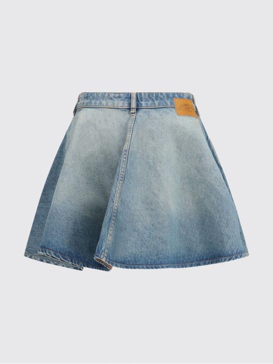 26SS 가니 틴트 리지드 데님 스커트 A1090088 567 Blue - GANNI