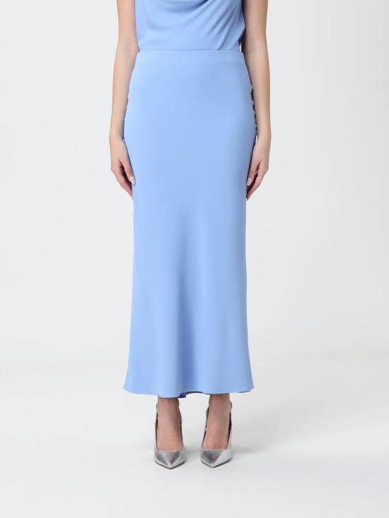 26SS 하니타 롱 스커트 HG10314558 ICEBERG Gnawed Blue