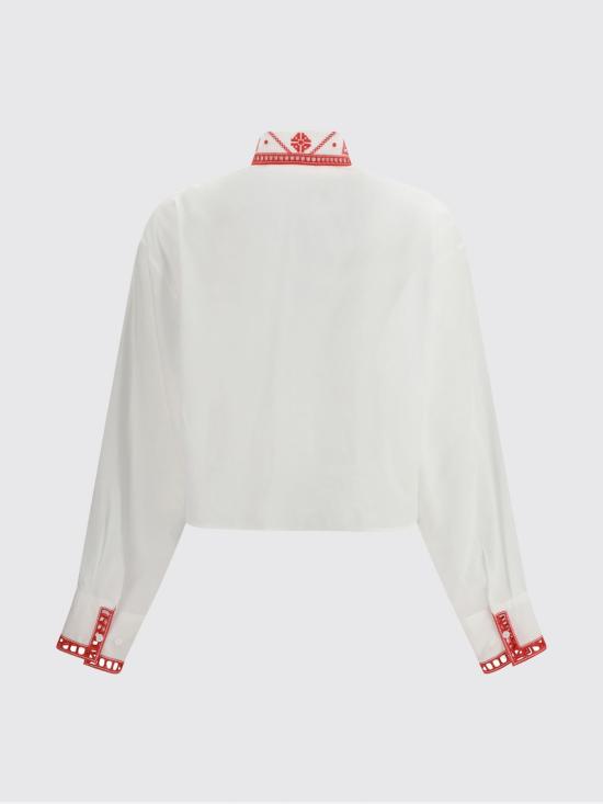 26SS 에르마노 설비노 블라우스 D482K322RGWJ B4829 White - ERMANNO SCERVINO