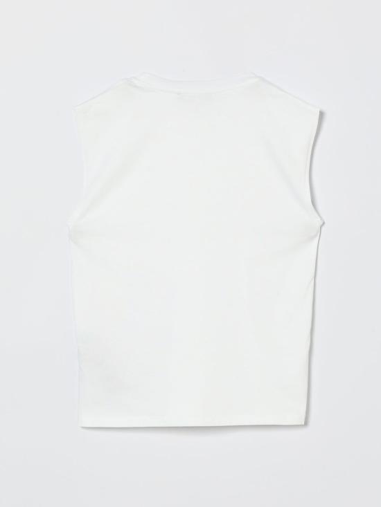 26SS [키즈] 발망 티셔츠 BY8Q42Z3672 100BL White - BALMAIN