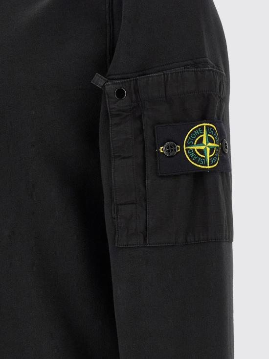 26SS 스톤 아일랜드 긴팔 티셔츠 6100019S0410 V0029 Black - STONE ISLAND