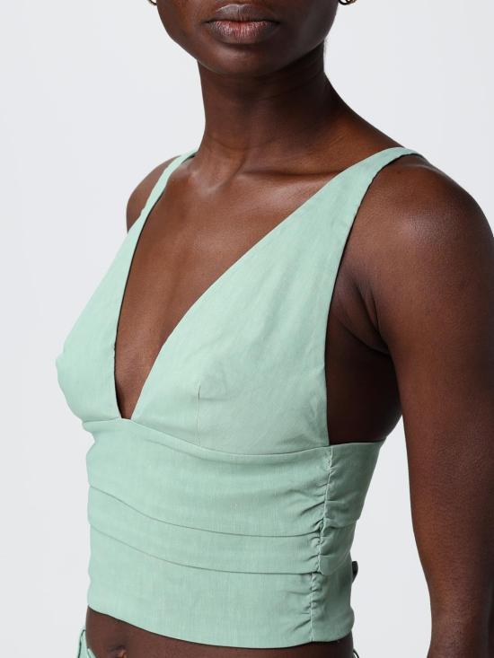 26SS 핑코 민소매 티셔츠 106567A34I T80 Green - PINKO