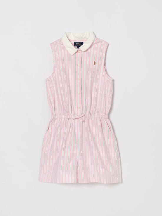 26SS [키즈] 폴로 랄프로렌 오버롤 313A11846 001 Pink