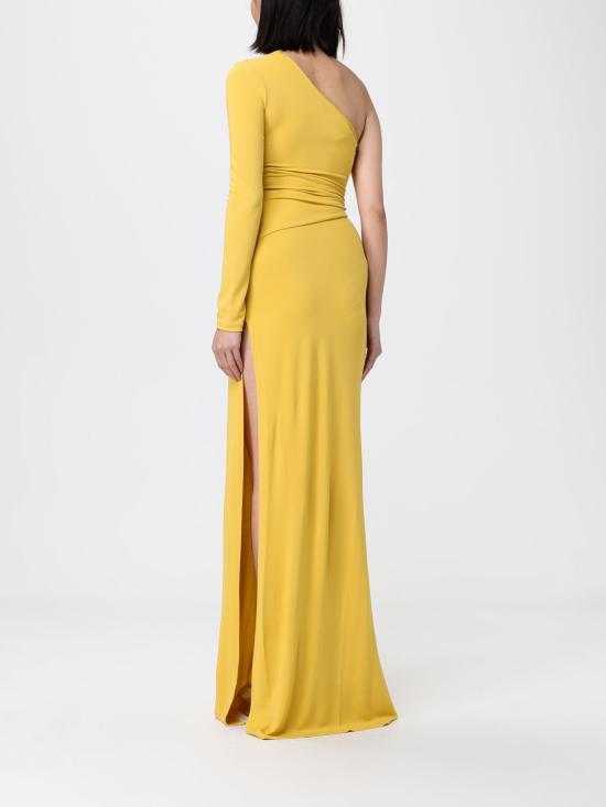 26SS 엘리자베타프랜치 롱 원피스 ABR2561E2 EV4 Yellow - ELISABETTA FRANCHI