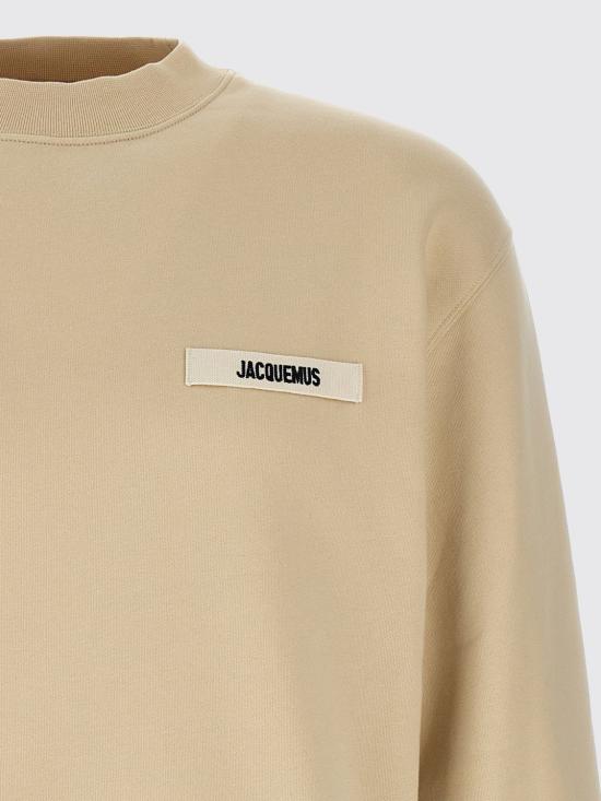 26SS 자크뮈스 그로그랭 스웨트 셔츠 SSM00206AJ00126 150 Beige - JACQUEMUS
