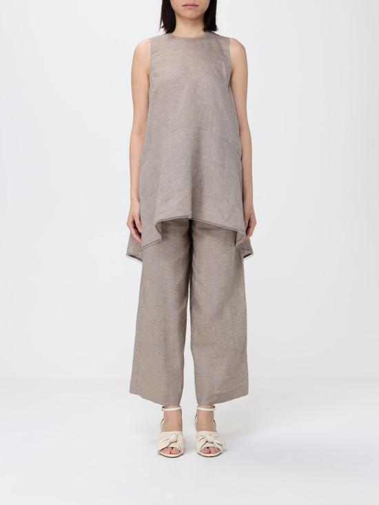 26SS 파비아나 필리피 민소매 티셔츠 TPD276F743M161 0161 Dove Grey