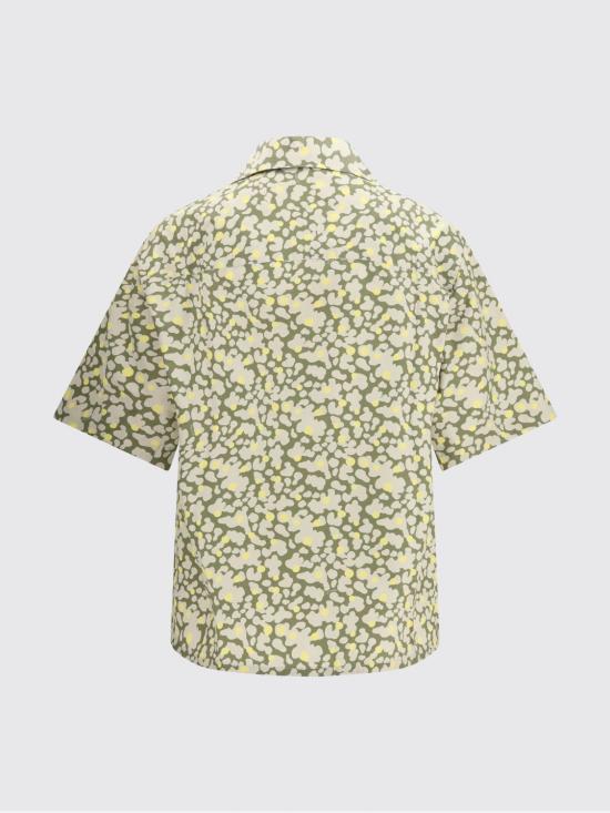 26SS 마르니 반팔 셔츠 CUMU0213A5UTC576 VIV56 Moss Green - MARNI