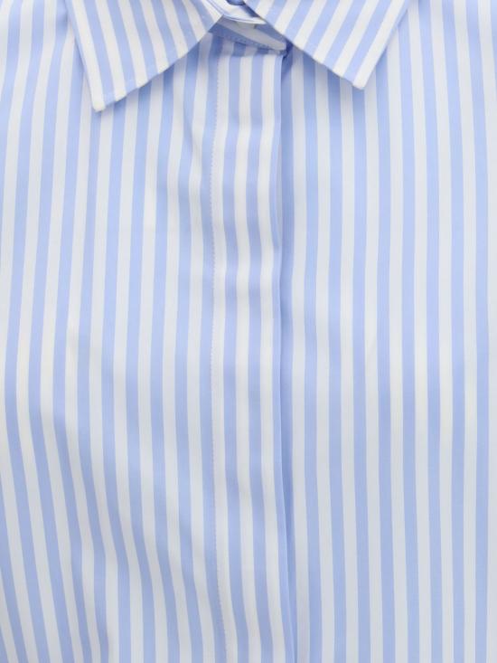 26SS 막스마라 아켄니 코튼 스트라이프 셔츠 2611111111600 002 White - MAX MARA