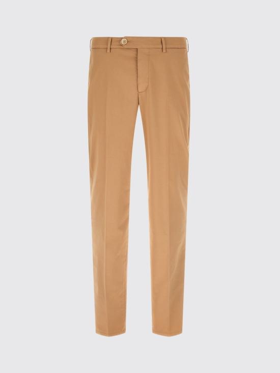 26SS 브루넬로 쿠치넬리 코튼 스트래치 미드 라이즈 슬림 핏 치노 M289LI1770 C6036 Camel - BRUNELLO CUCINELLI