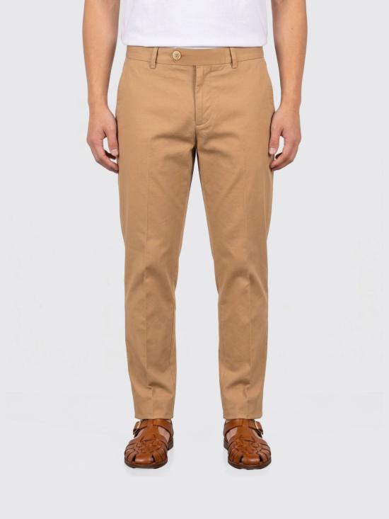 26SS 브루넬로 쿠치넬리 코튼 스트래치 미드 라이즈 슬림 핏 치노 M289LI1770 C6036 Camel