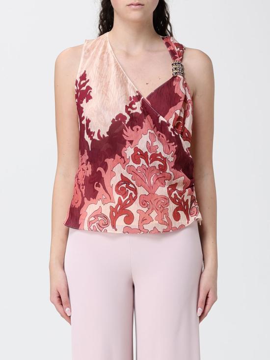 26SS H 꾸뛰르 블라우스 HM32264660 MOGANO Mahogany