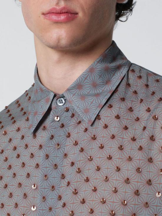 26SS 드리스 반 노튼 긴팔 셔츠 207163109 510 Grey - DRIES VAN NOTEN