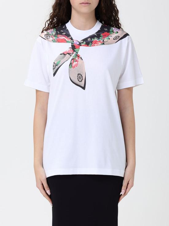 26SS 모스키노 반팔 티셔츠 07270541 1001 White