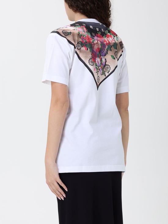 26SS 모스키노 반팔 티셔츠 07270541 1001 White - MOSCHINO