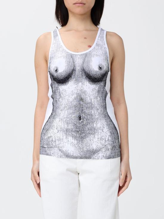 26SS 모스키노 민소매 티셔츠 12060535 1888 Multicolor