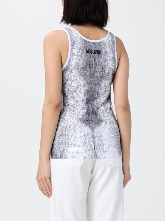 26SS 모스키노 민소매 티셔츠 12060535 1888 Multicolor - MOSCHINO