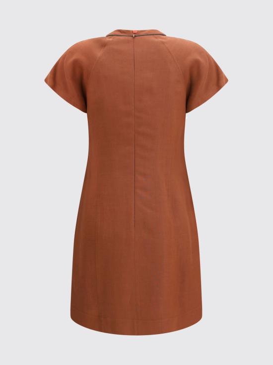 26SS 브루넬로 쿠치넬리 미디 원피스 MH126AFR72 C4182 Brick Red - BRUNELLO CUCINELLI