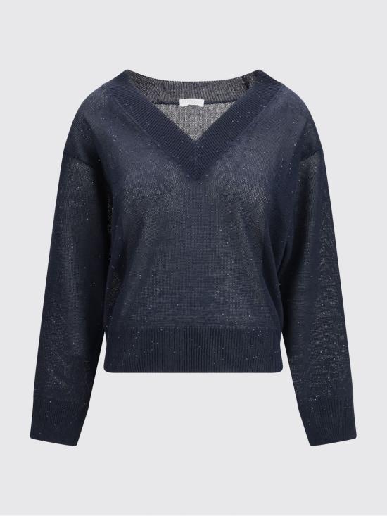 26SS 브루넬로 쿠치넬리 스웨터 MDT746412 C4224 Ocean - BRUNELLO CUCINELLI