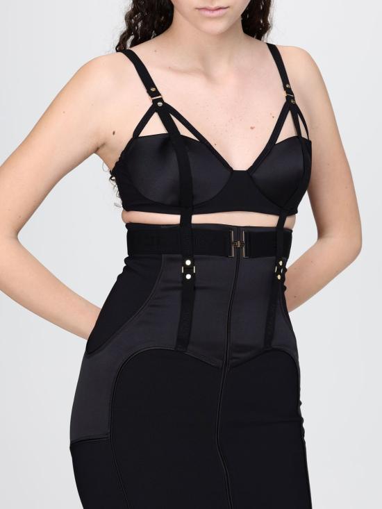 26SS 엘리자베타프랜치 미디 원피스 AB88162E2 110 Black - ELISABETTA FRANCHI