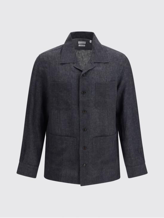 26SS 브루넬로 쿠치넬리 셔츠 MF6300648 C046 Black - BRUNELLO CUCINELLI