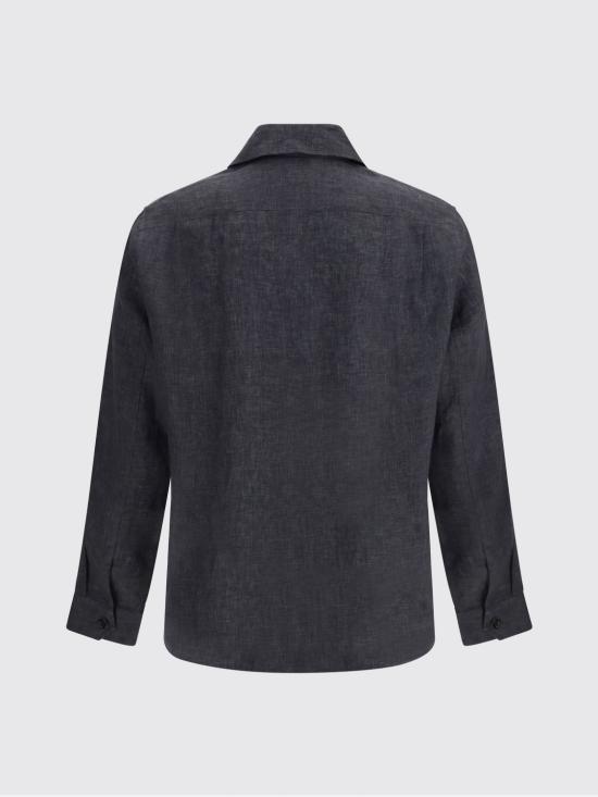 26SS 브루넬로 쿠치넬리 셔츠 MF6300648 C046 Black - BRUNELLO CUCINELLI