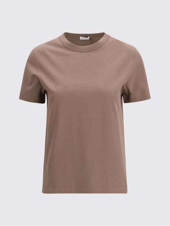 26SS 브루넬로 쿠치넬리 코튼 티셔츠 M0T81BI100 C9286 Black - BRUNELLO CUCINELLI