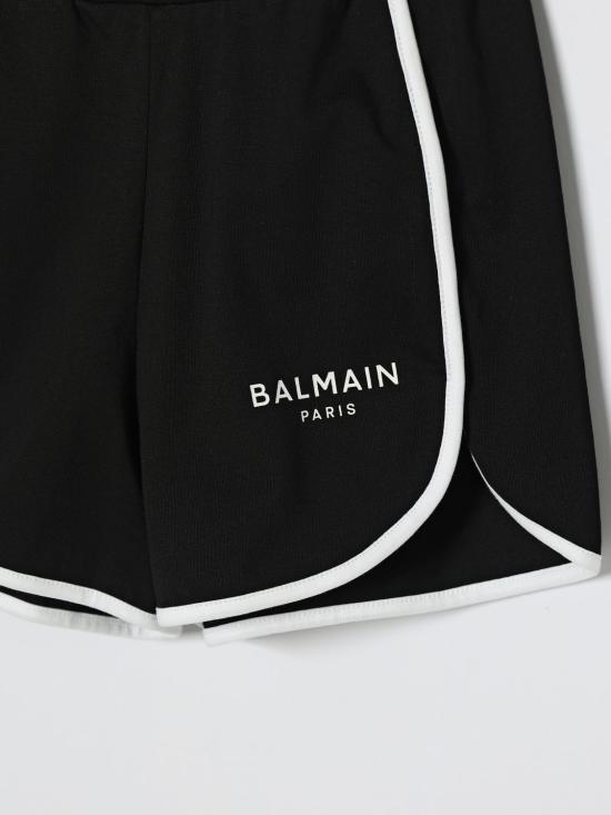 26SS [키즈] 발망 쇼츠/버뮤다 BY6A19Z3277 930BC Black - BALMAIN