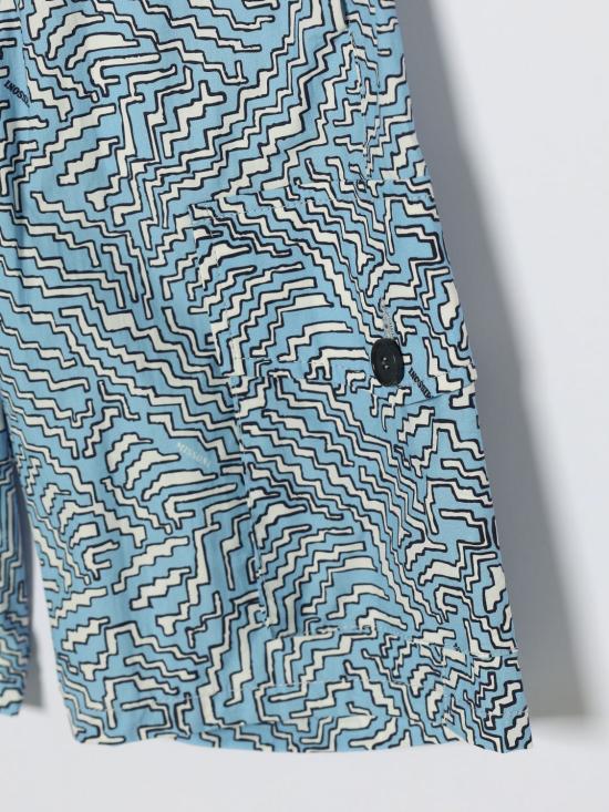 26SS [키즈] 미소니 쇼츠/버뮤다 MY6Q29P0596 100CE Gnawed Blue - MISSONI