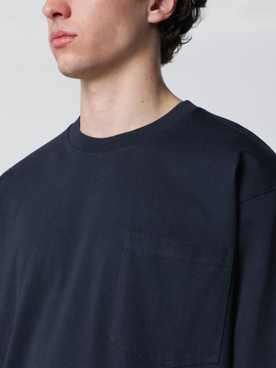 26SS 드리스 반 노튼 반팔 티셔츠 211103603 509 Blue - DRIES VAN NOTEN