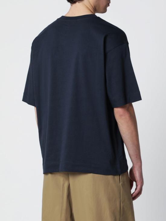 26SS 드리스 반 노튼 반팔 티셔츠 211103603 509 Blue - DRIES VAN NOTEN