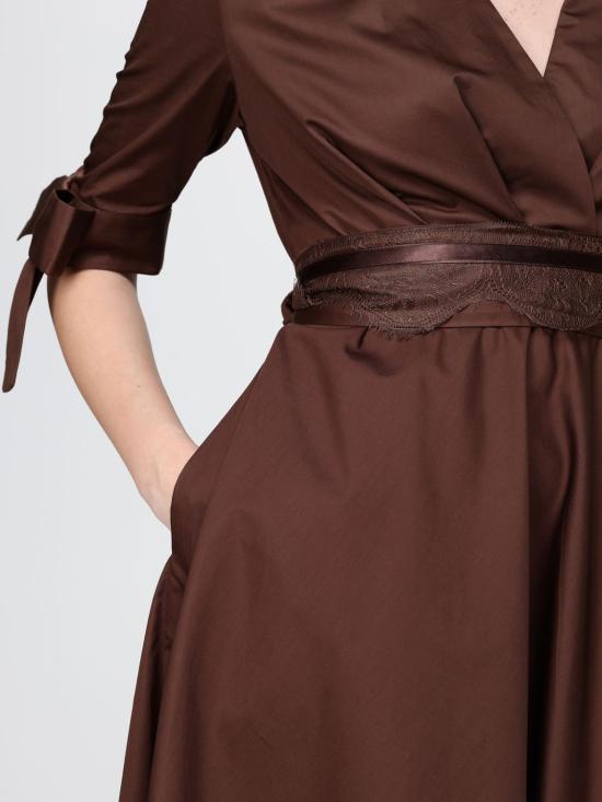 26SS 하니타 미디 원피스 HV38324597 EBANO Ebony - HANITA