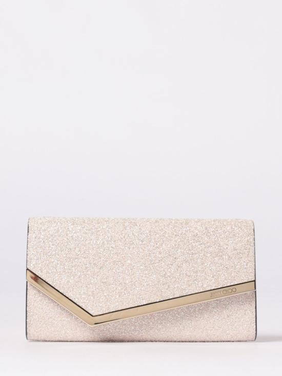 26SS 지미추 클러치/파우치 EMMIEGQI LIGHT SOFT GOLD LIGHT GOL Champagne