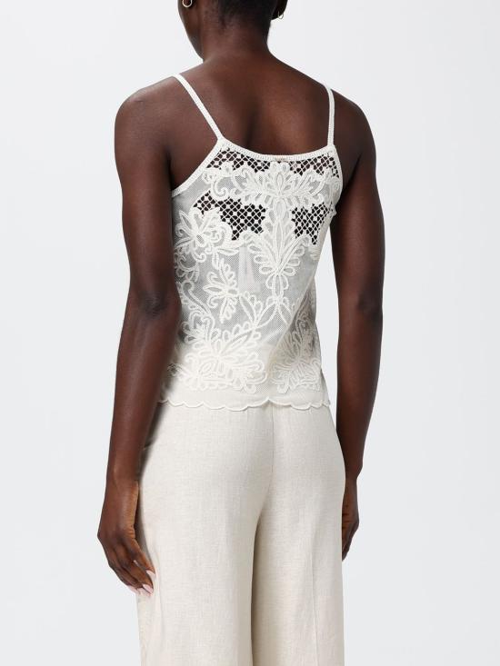 26SS 트윈셋 민소매 티셔츠 261TP2580 00282 White - TWINSET