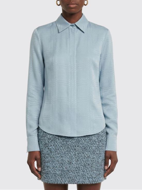 26SS 구찌 셔츠 858623ZAT90 4870 Gnawed Blue