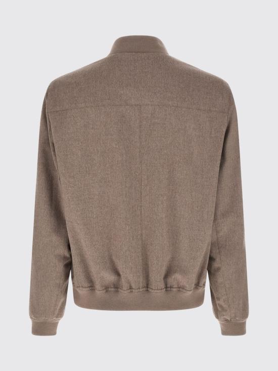 26SS 브루넬로 쿠치넬리 캐시미어 봄버 재킷 MV4216550 CFU75 Grey - BRUNELLO CUCINELLI