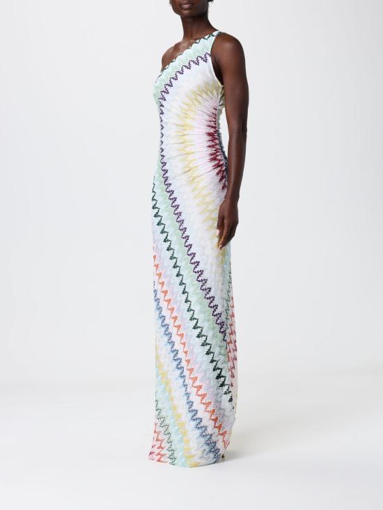 26SS 미소니 롱 원피스 DS26SG3JBR015I S30G5 White - MISSONI