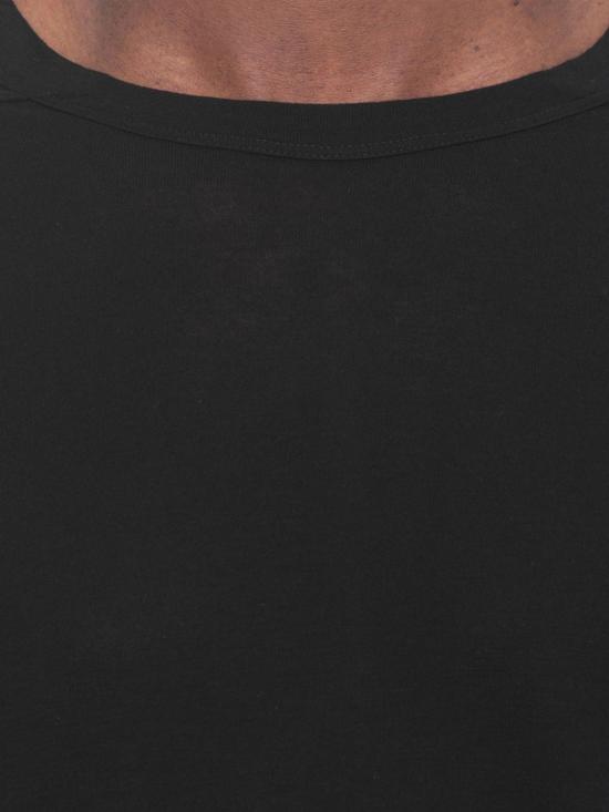26SS 릭 오웬스 반팔 티셔츠 RU01F2265JS 09 Black - RICK OWENS