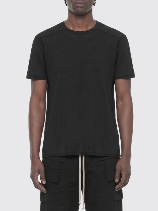 26SS 릭 오웬스 반팔 티셔츠 RU01F2265JS 09 Black