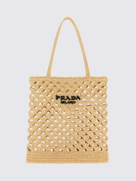 26SS 프라다 우븐 크로쉐 토트백 1BG4932M2T F0018 Natural